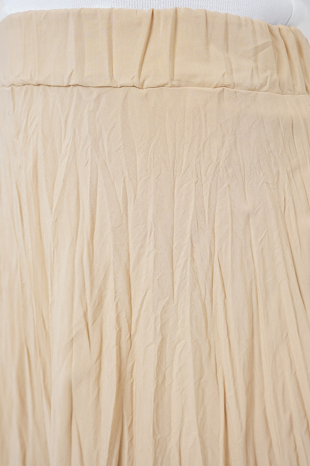 BGD Women Woman Long Wrinkled Skirt 8042 - Beige - Fontenay-sous-Bois