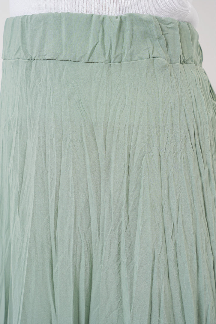 BGD Women Woman Long Wrinkled Skirt 8042 - Çağla - Palenque