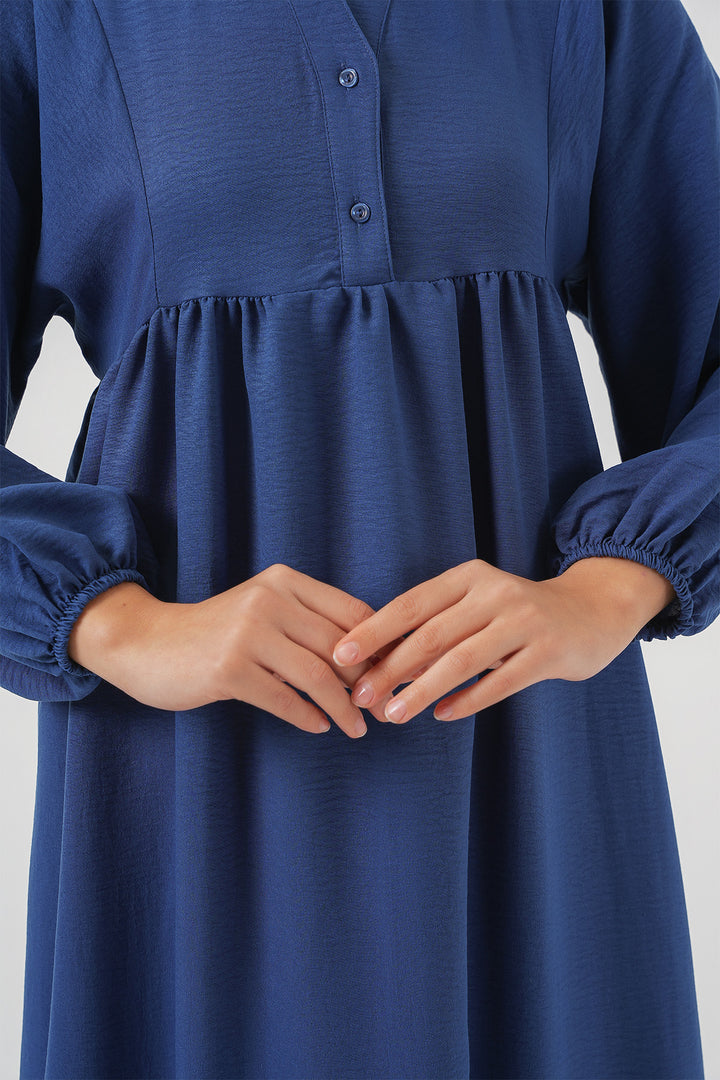 BGD Women Woman Long Hijab Dress 2525 - Indigo - Hagerstown
