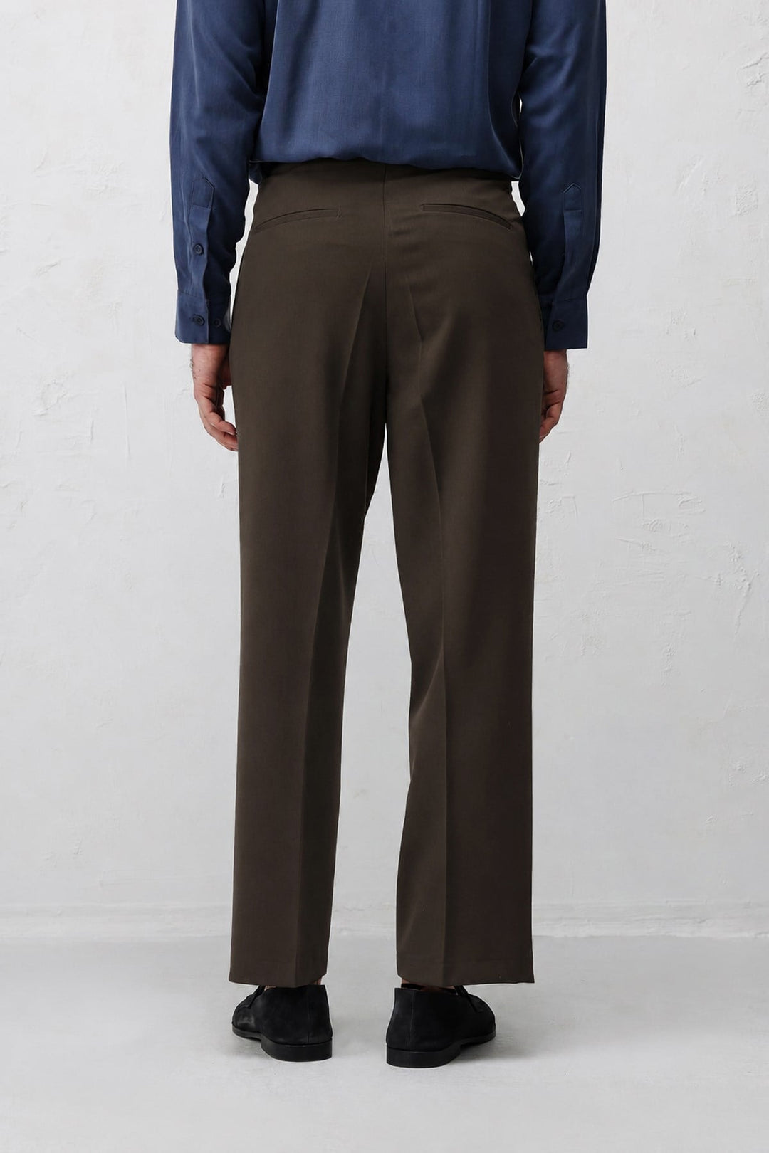 ANT Antioch Kahve 1 Relax Fit Pilili Erkek Pantolon - Tinley Park