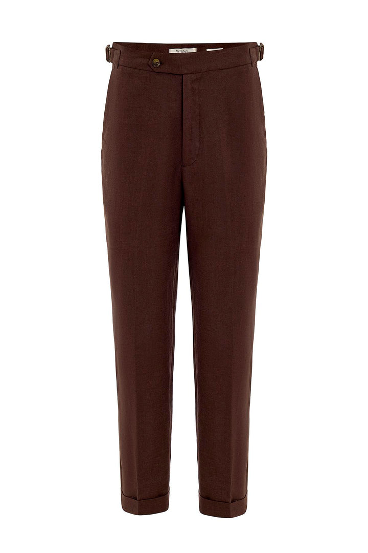 ANT Antioch Coffee 100% Linen Italian Cut Men's Pants - Tepeji del Río de Ocampo