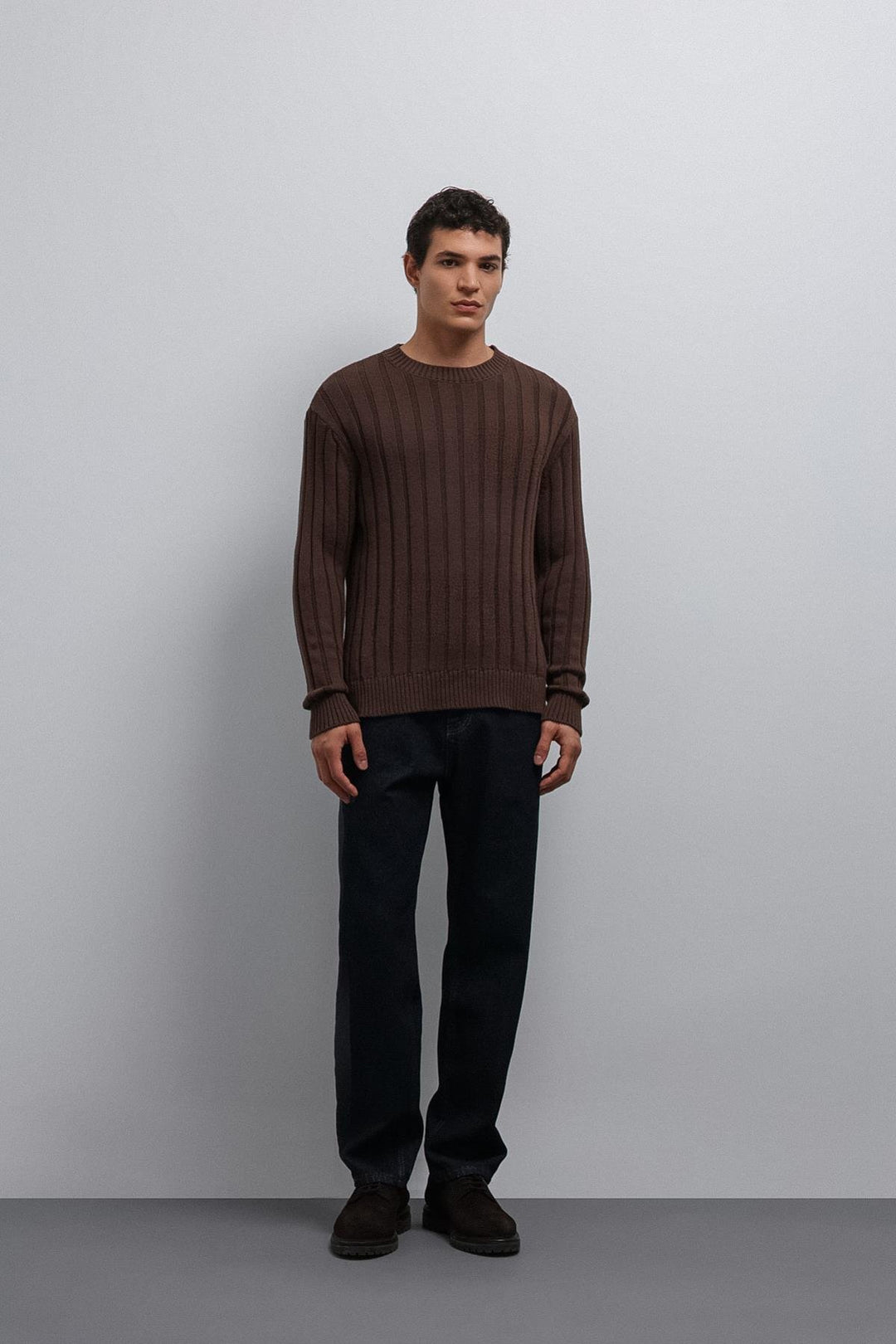 ANT Antioch Coffee 100% Cotton Thread Men's Sweater - Warren