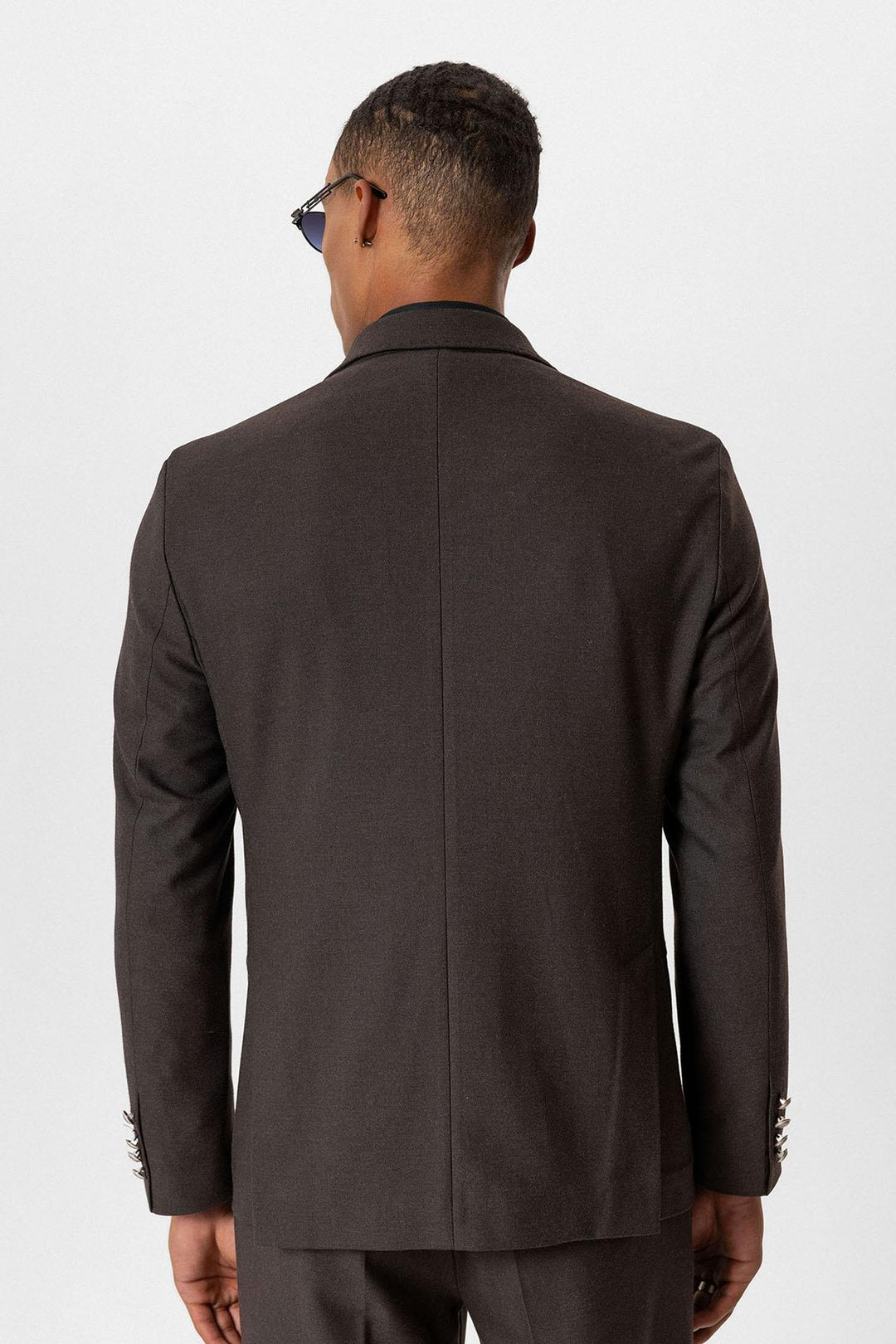 ANT Antioch Coffee Unlined Double-Breasted Men's Blazer Jacket - Maintal