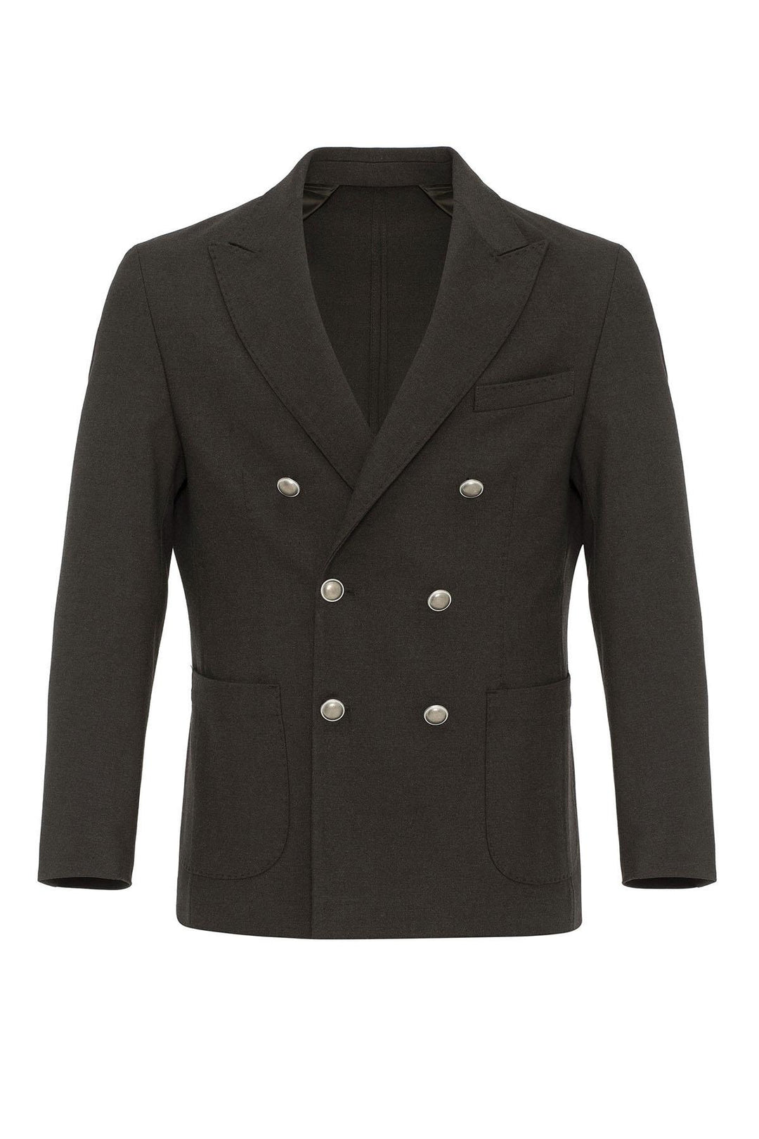 ANT Antioch Coffee Unlined Double-Breasted Men's Blazer Jacket - Maintal