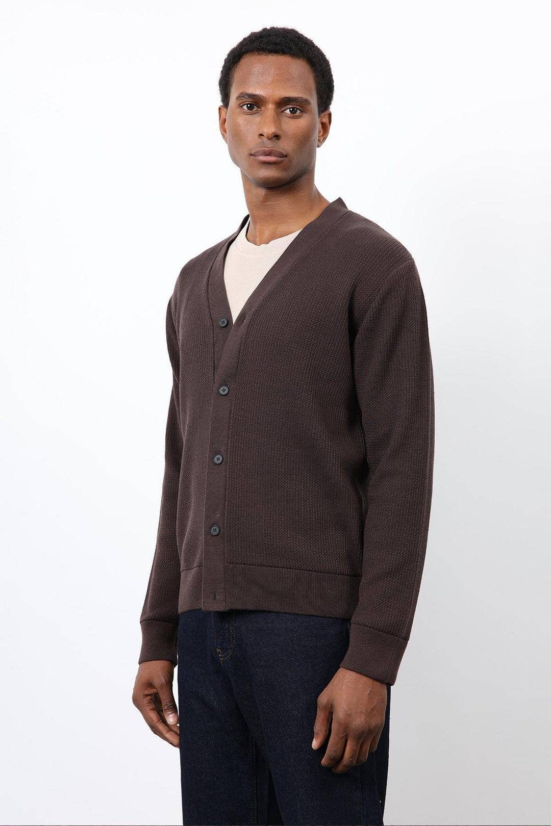 ANT Antioch Kahve Basic Erkek Hırka - Leinfelden-Echterdingen