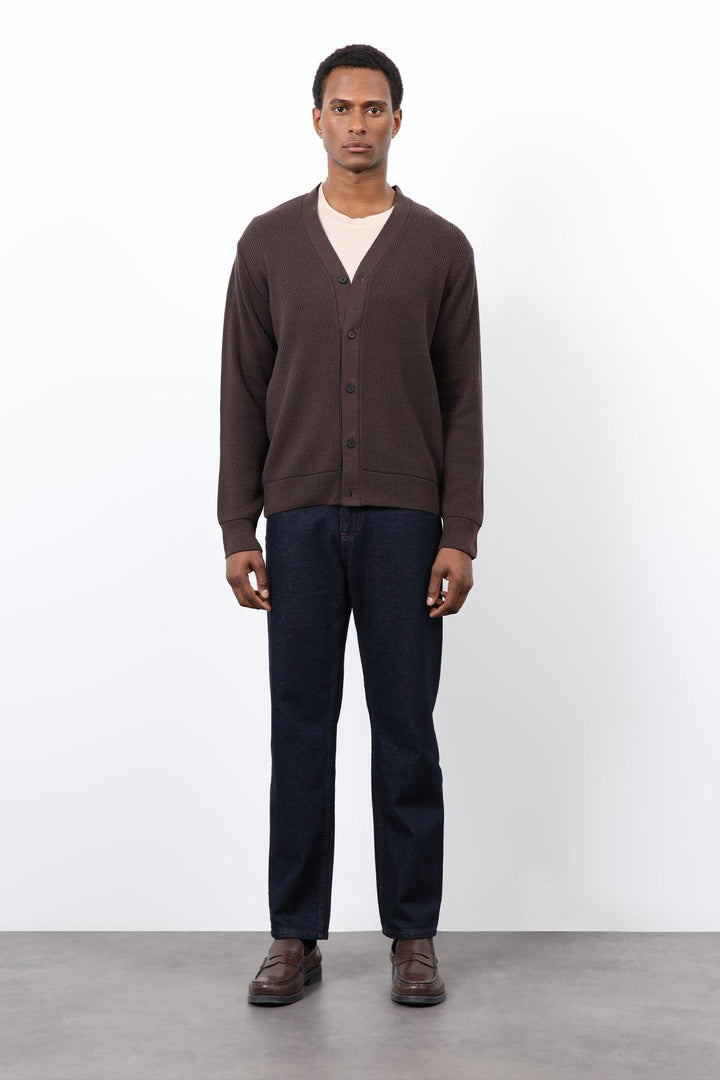 ANT Antioch Kahve Basic Erkek Hırka - Leinfelden-Echterdingen