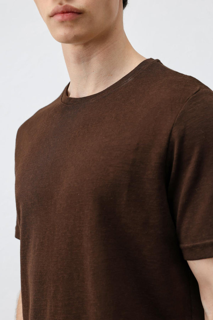 ANT Antioch Kahve Basic Erkek T-Shirt - Créteil