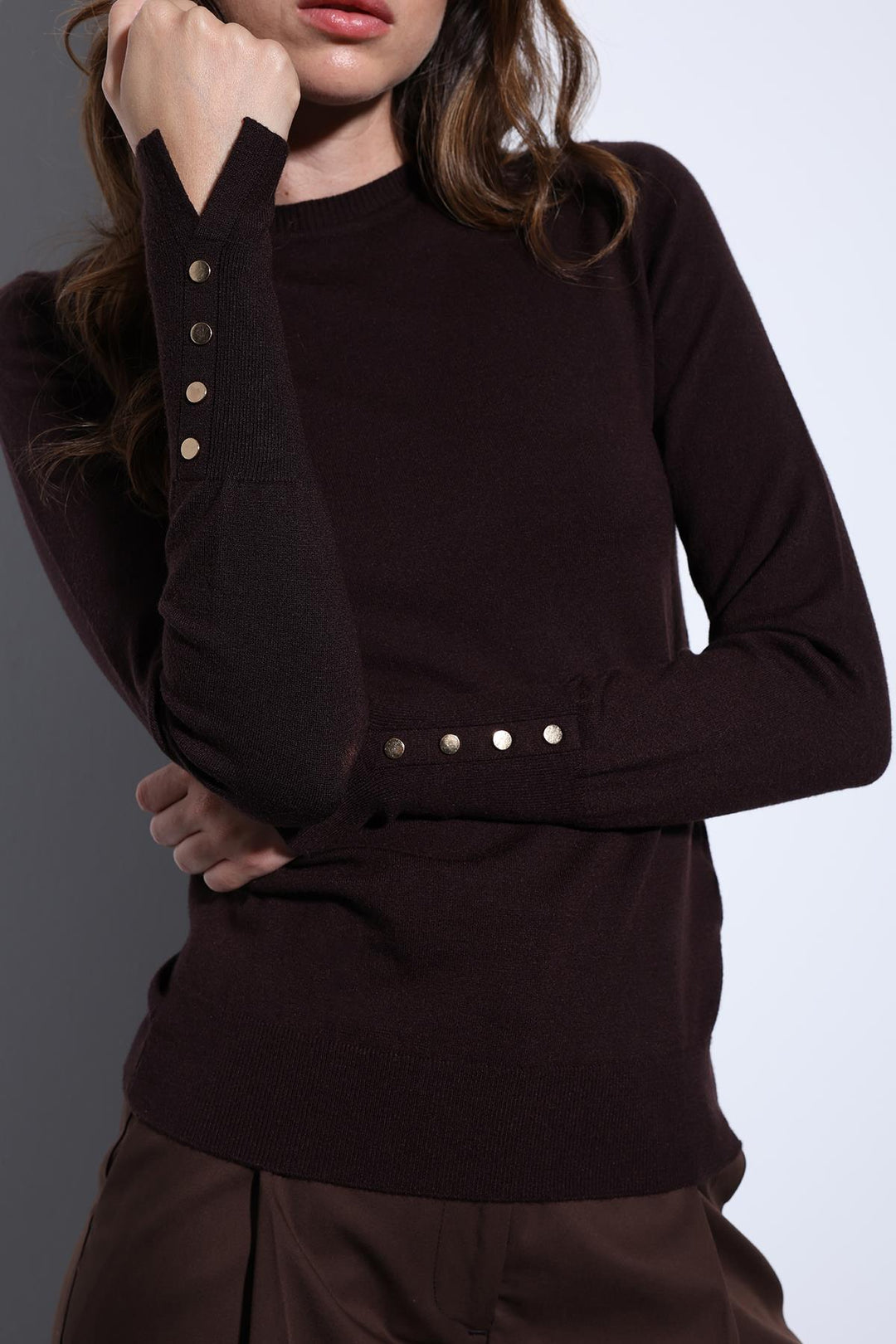 ANT Antioch Coffee Basic Women's Sweater - Hatfield