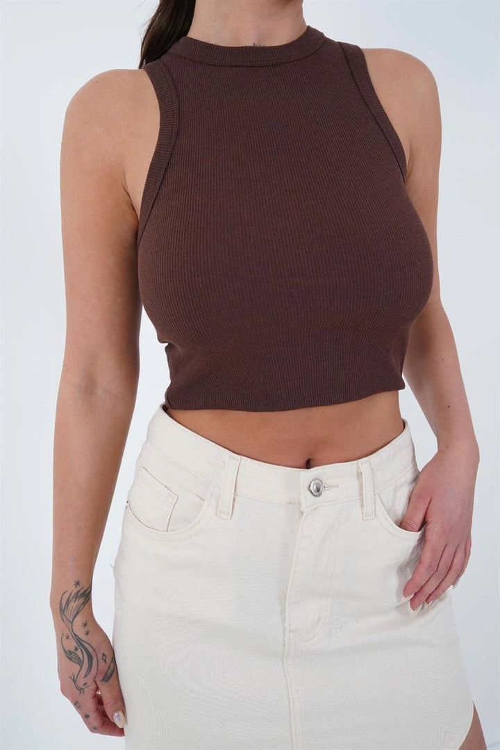 Coffee Bicycle Collar Eyebrow Corset Blouse CO-2523254307 - Union City