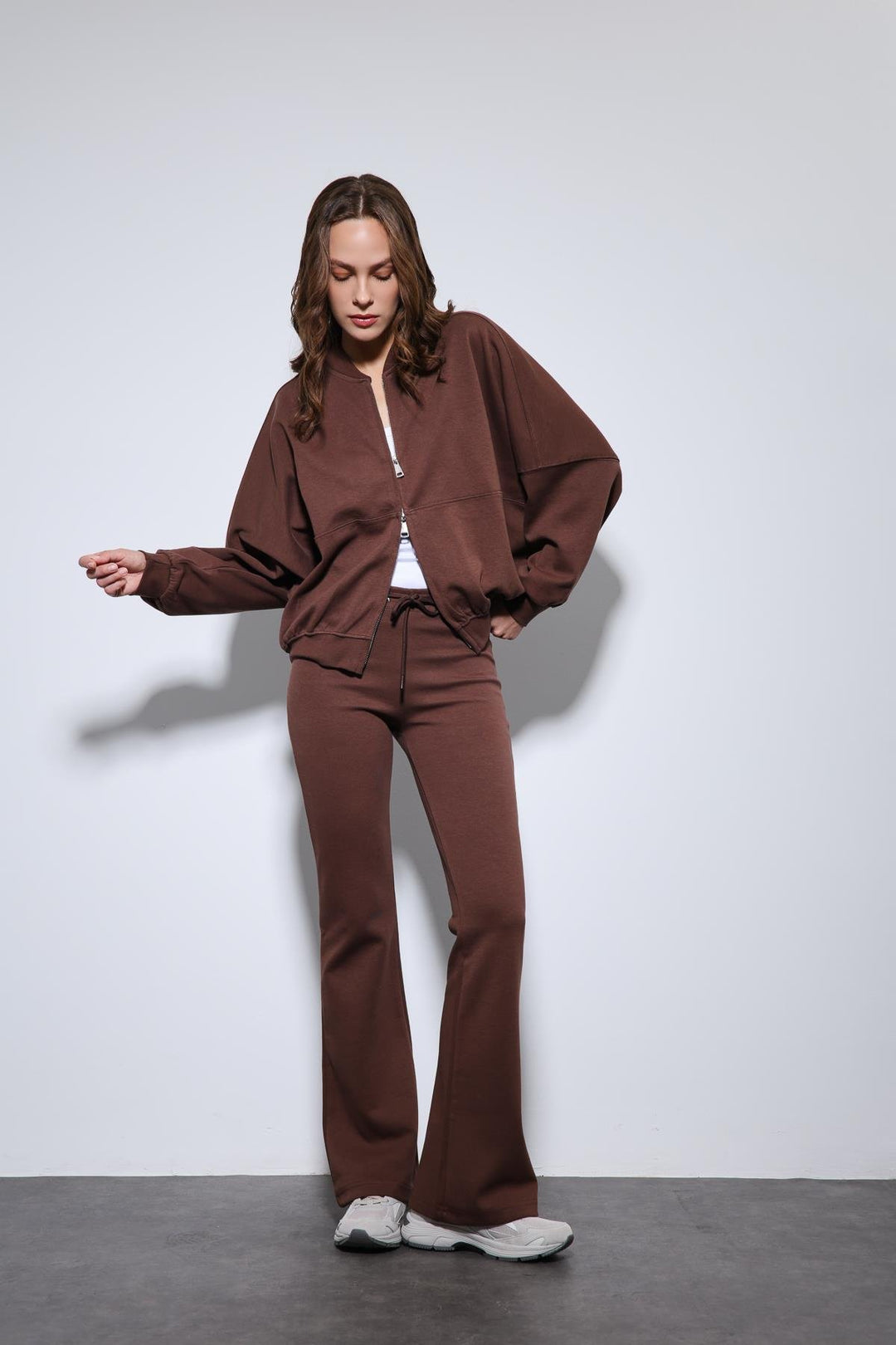 ANT Antioch Kahve Bomber Ceket ve İspanyol Paça Eşofman Takım - Woerden