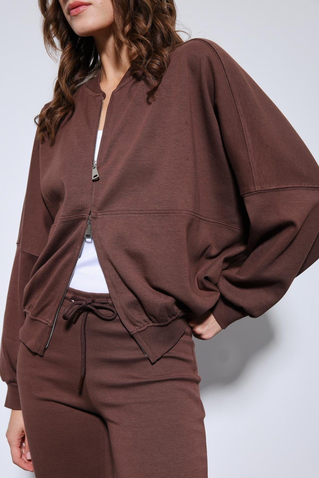 ANT Antioch Kahve Bomber Ceket ve İspanyol Paça Eşofman Takım - Woerden