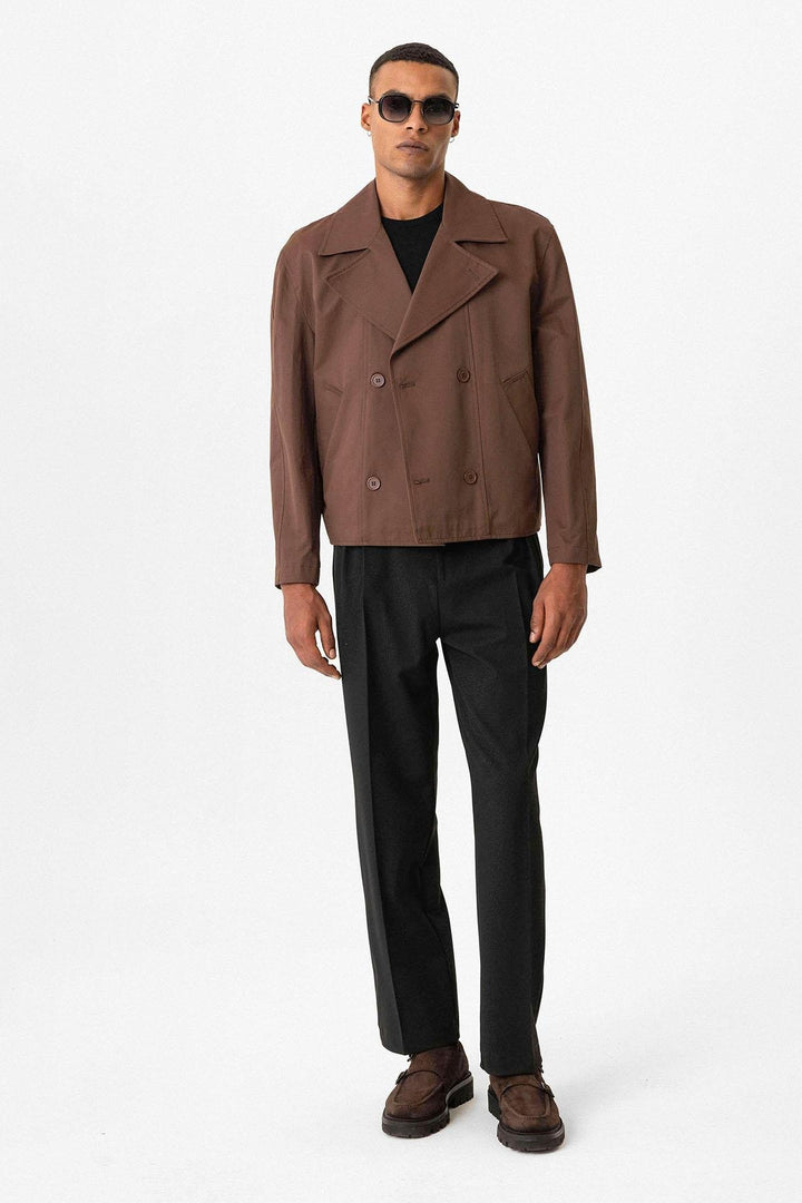 ANT Crop Fit Men's Trench Coat - Roeselare