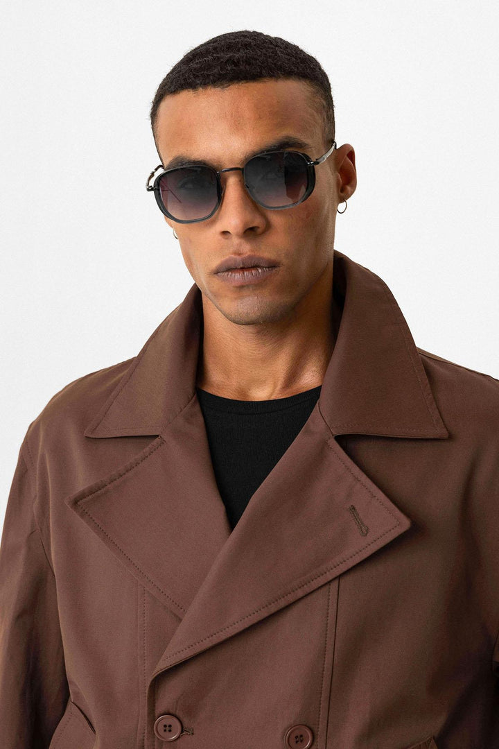 ANT Crop Fit Men's Trench Coat - Roeselare