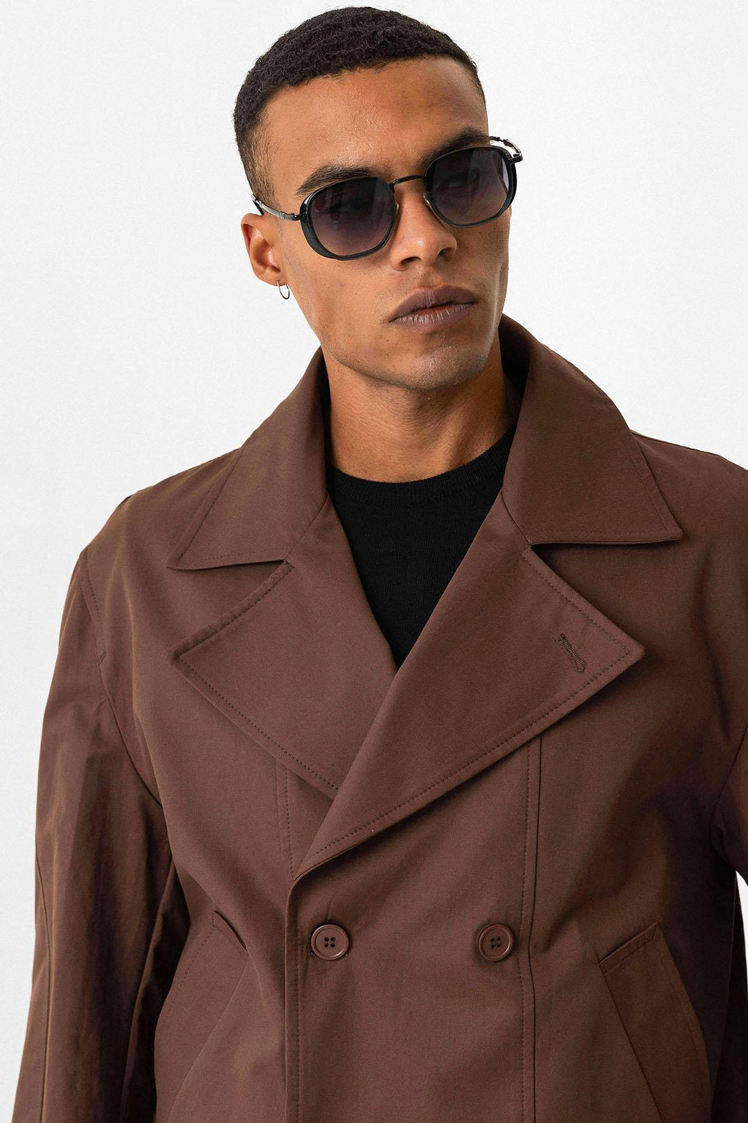 ANT Crop Fit Men's Trench Coat - Roeselare