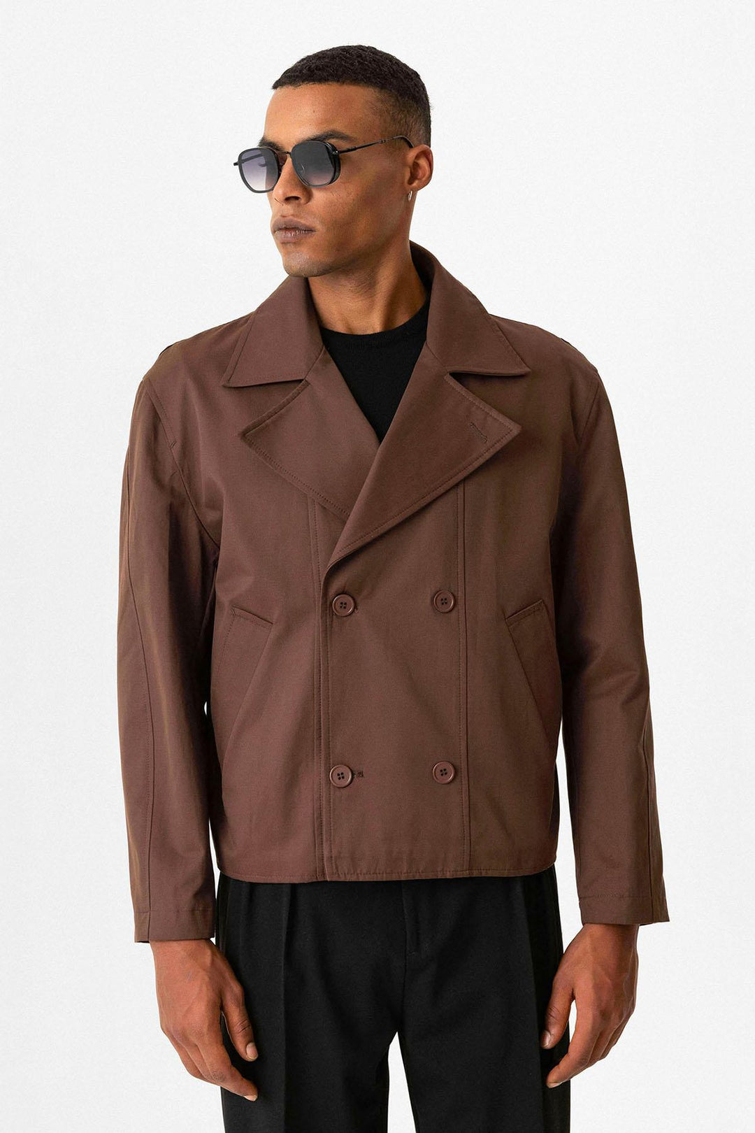 ANT Crop Fit Men's Trench Coat - Roeselare