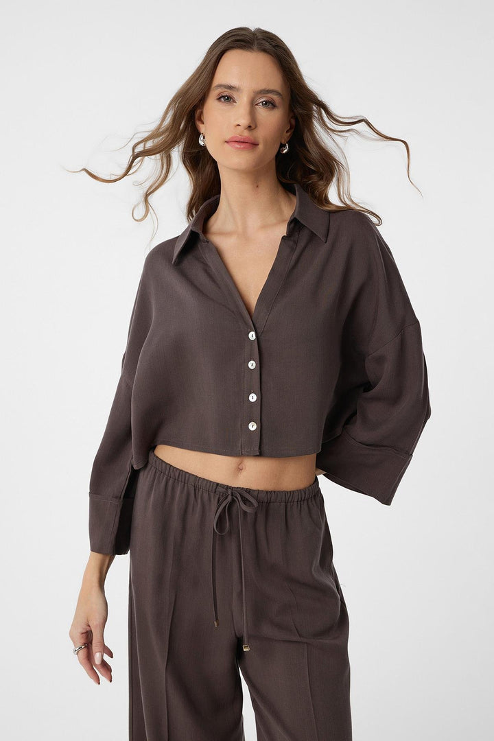 ANT Antioch Coffee Crop Women's Shirt - Cork