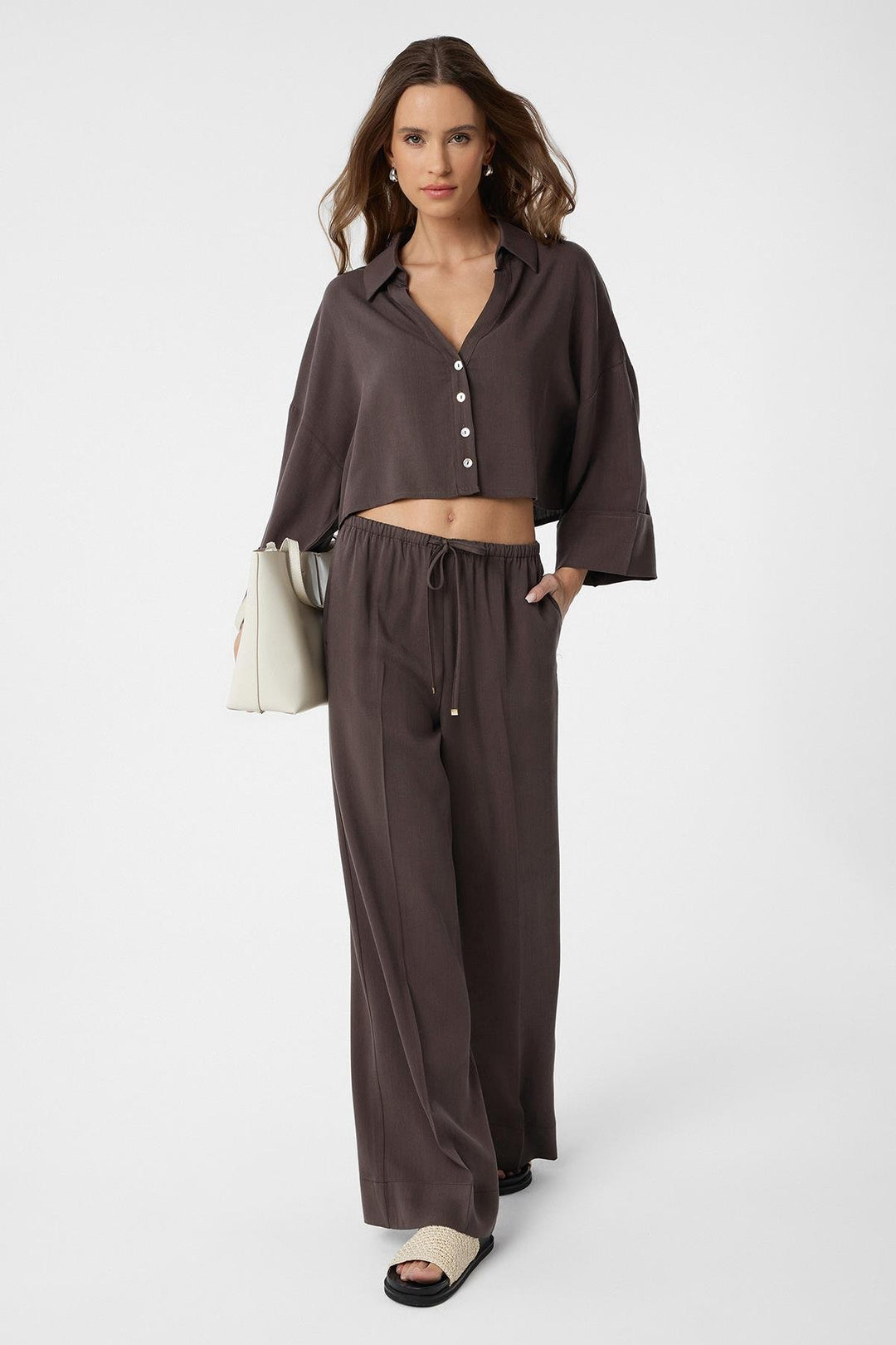 ANT Antioch Coffee Crop Women's Shirt - Cork