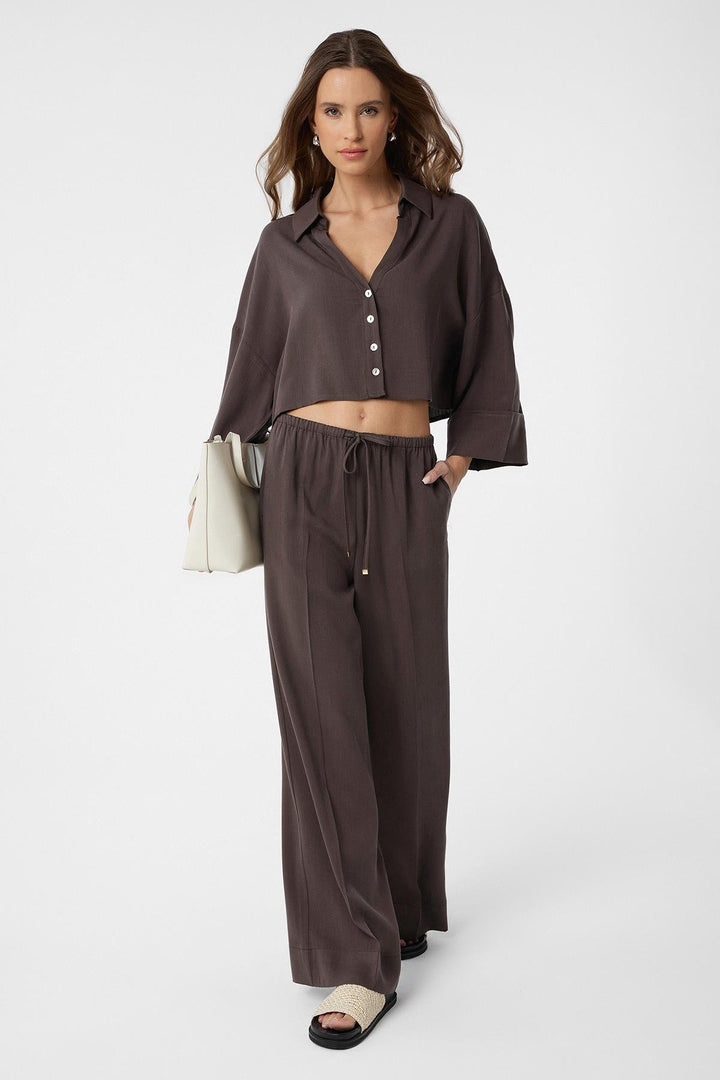 ANT Antioch Coffee Crop Women's Shirt - Cork