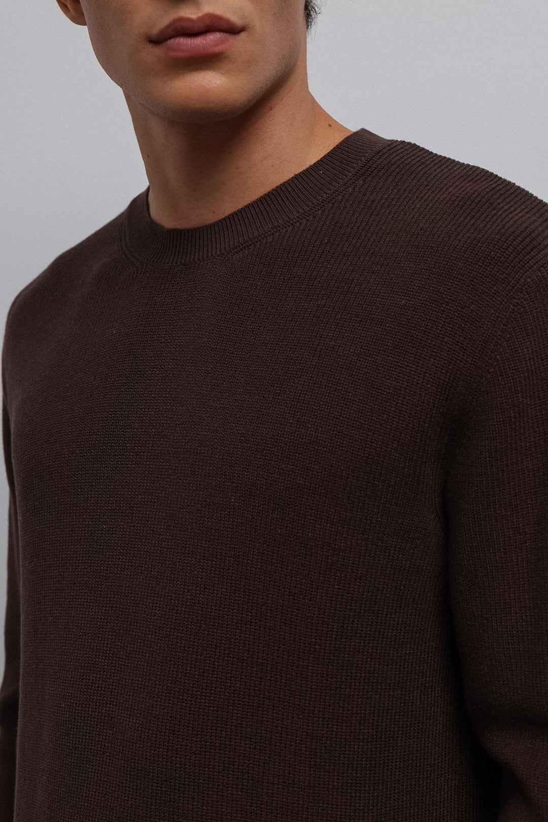 ANT Antioch Coffee-Colored Men's Sweater - Kharkiv