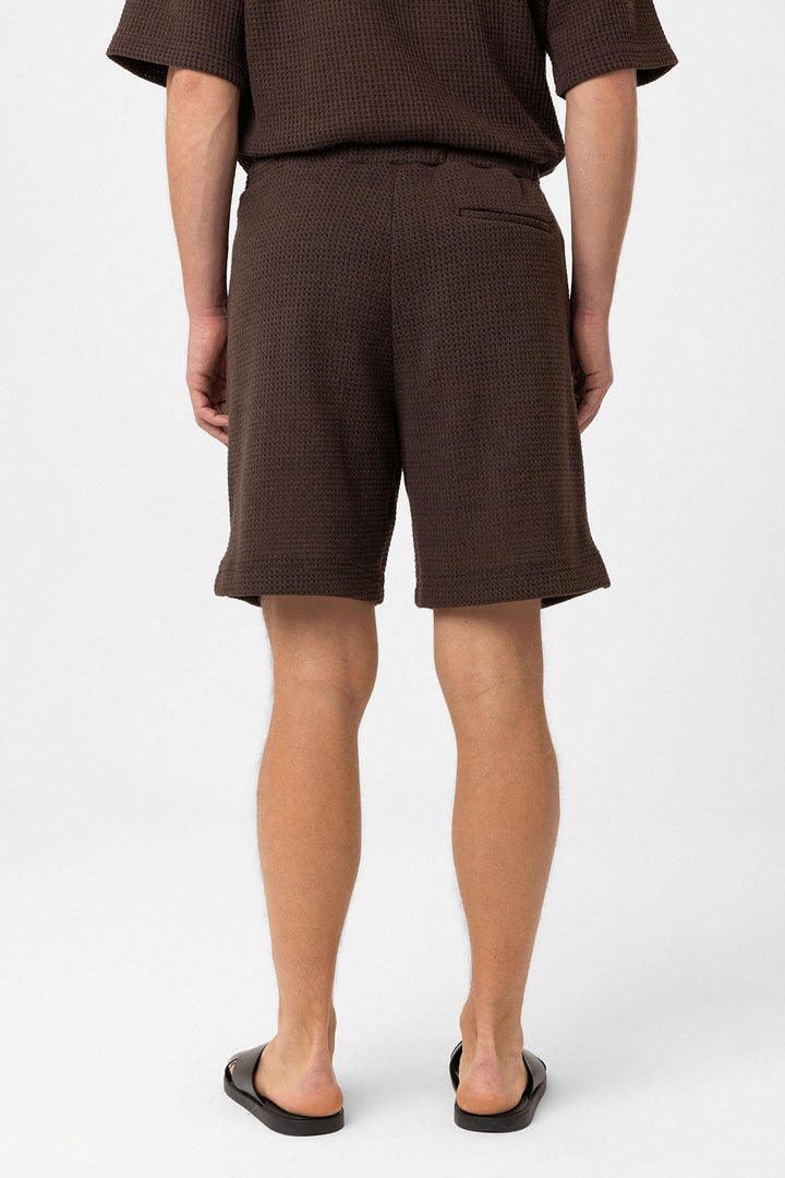 ANT Antioch Coffee-Colored Relaxed Men's Shorts - San Antonio