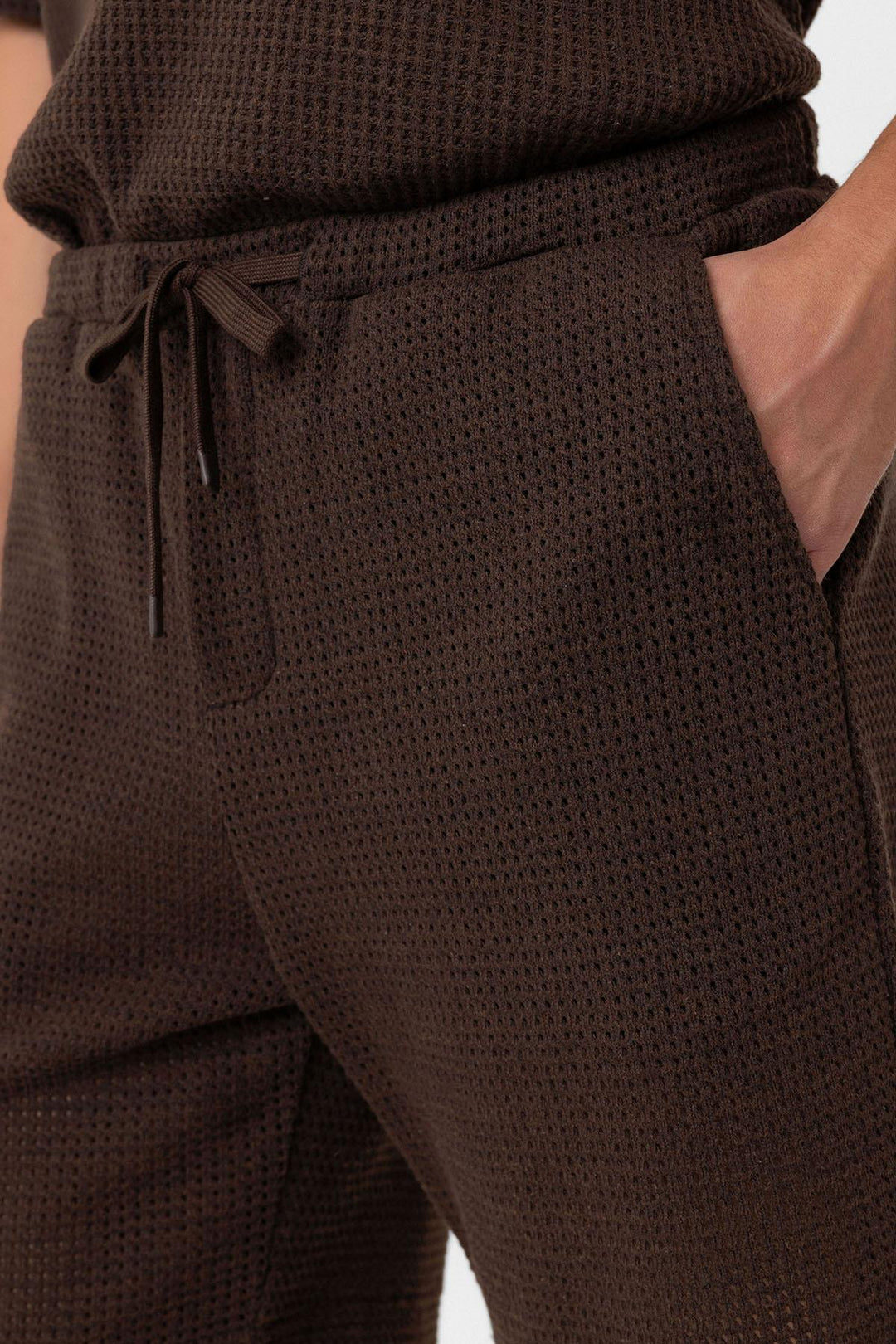 ANT Antioch Coffee-Colored Relaxed Men's Shorts - San Antonio