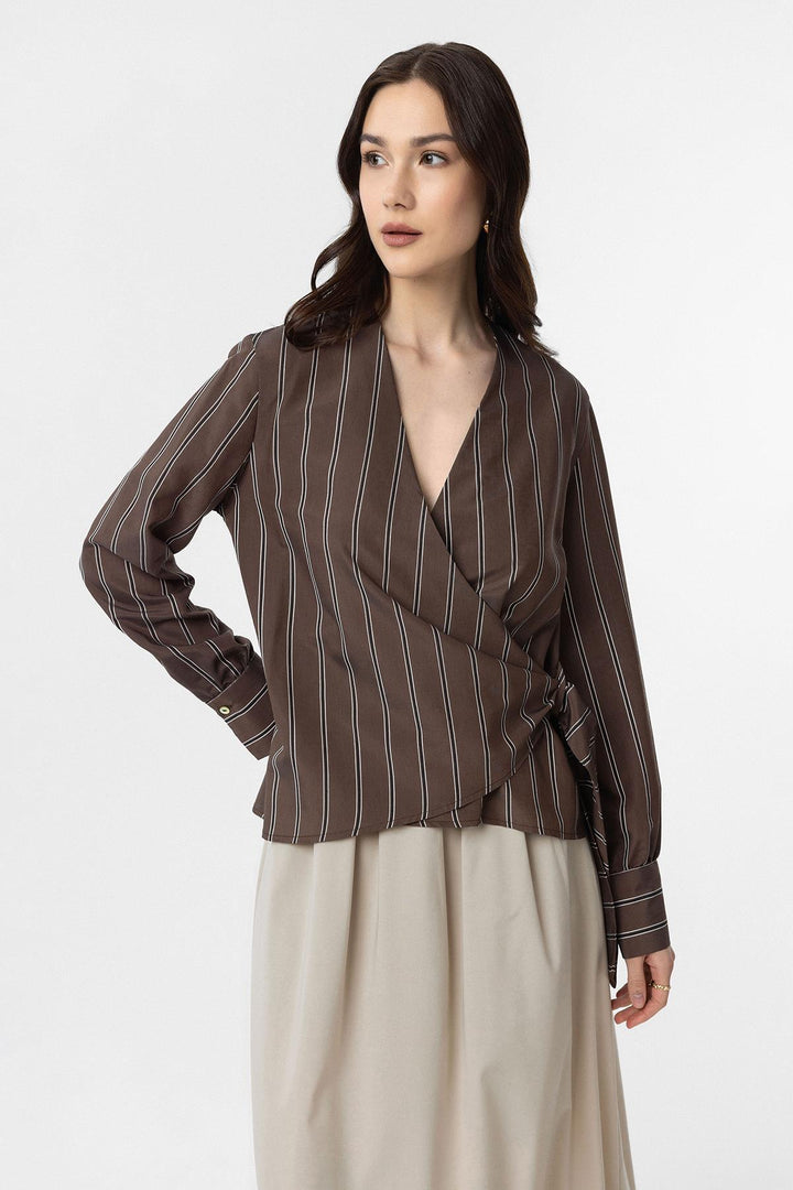 ANT Antioch Coffee Pour Over Kimono Women's Shirt - Pinner