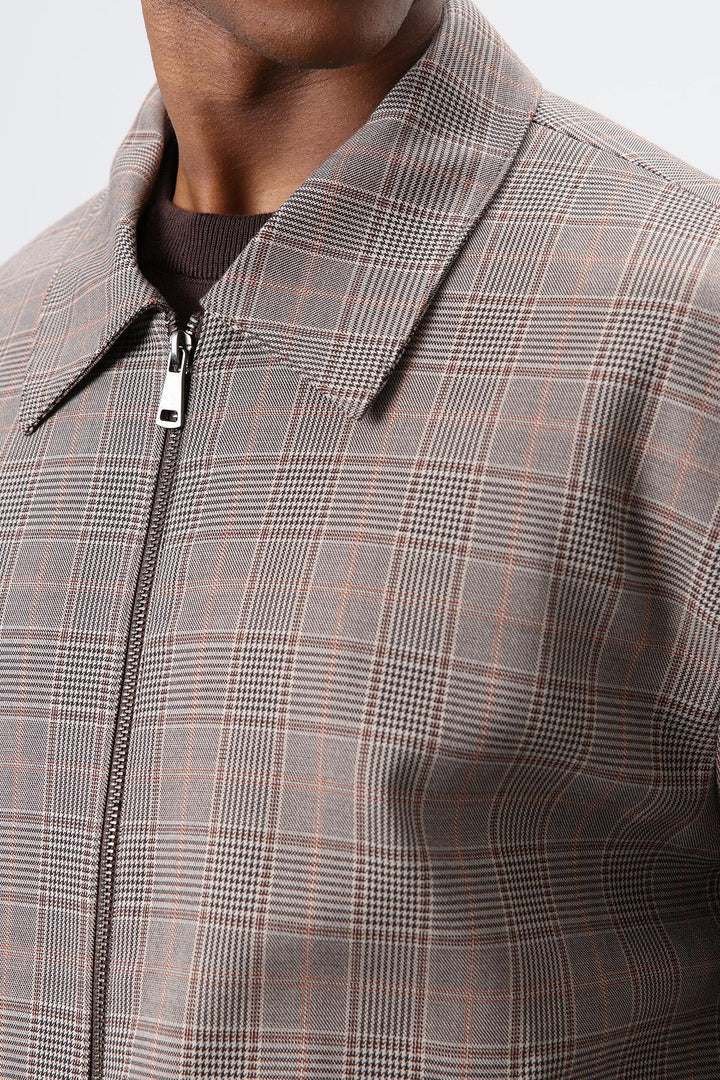 ANT Antioch Kahve Ekoseli Mevsimlik Erkek Mont - Mönchengladbach