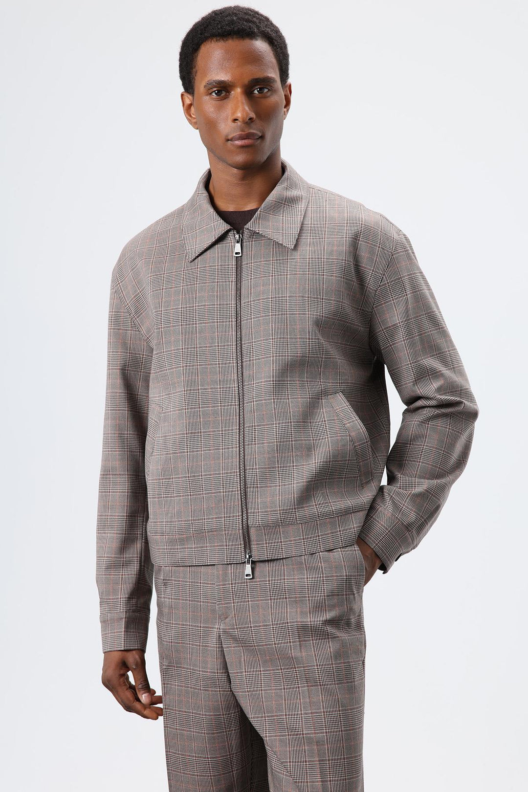 ANT Antioch Kahve Ekoseli Mevsimlik Erkek Mont - Mönchengladbach