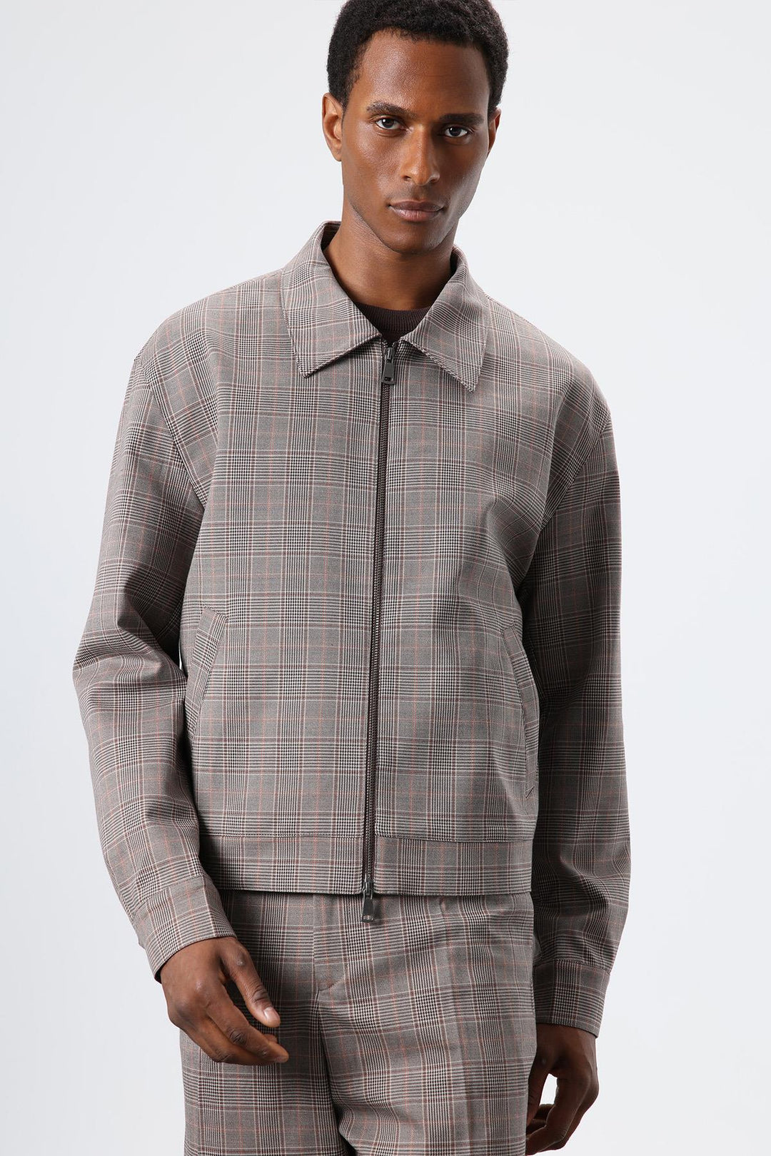 ANT Antioch Kahve Ekoseli Mevsimlik Erkek Mont - Mönchengladbach