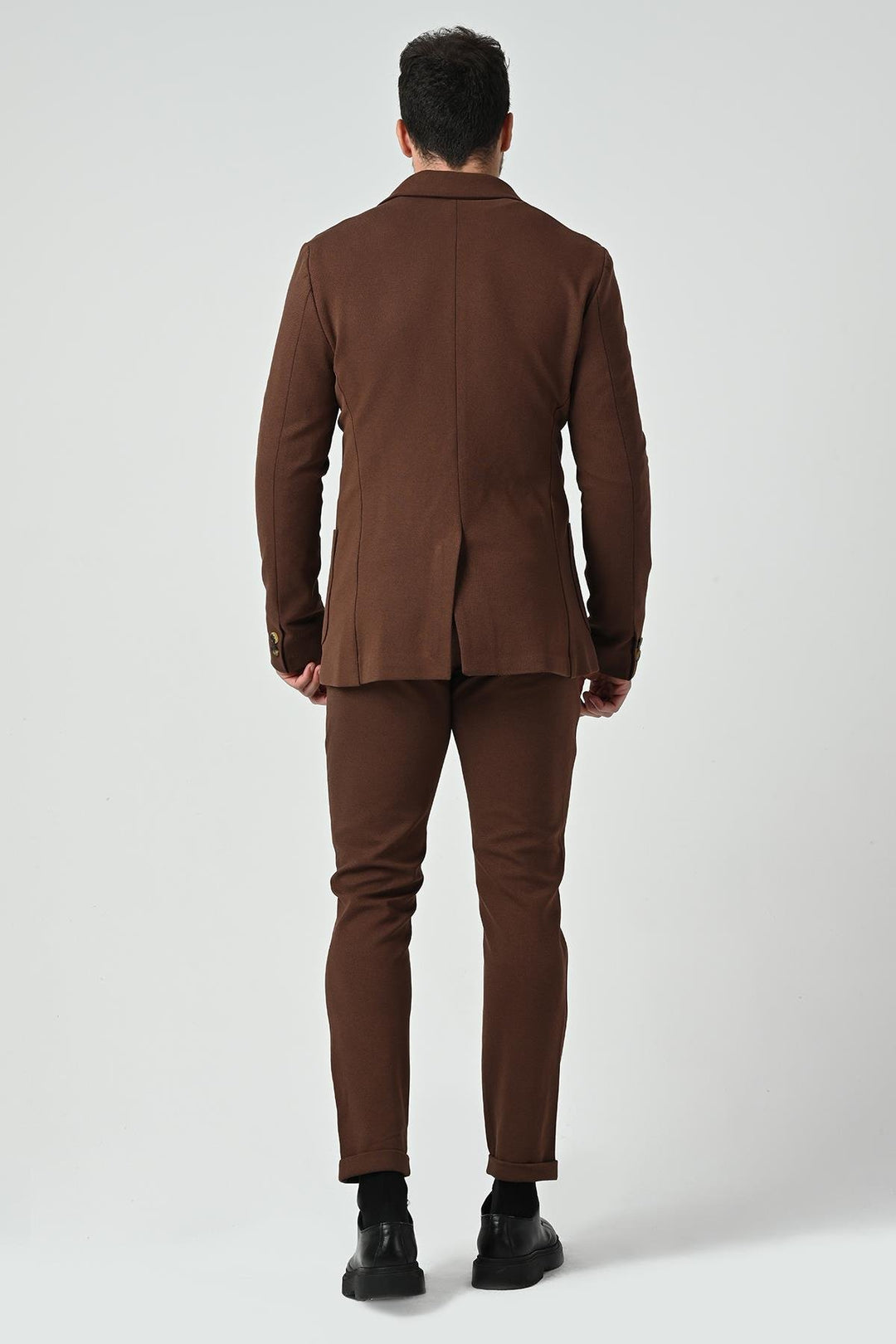 ANT Antioch Coffee Men's Unlined Jacket Trousers Suit - Vitrolles