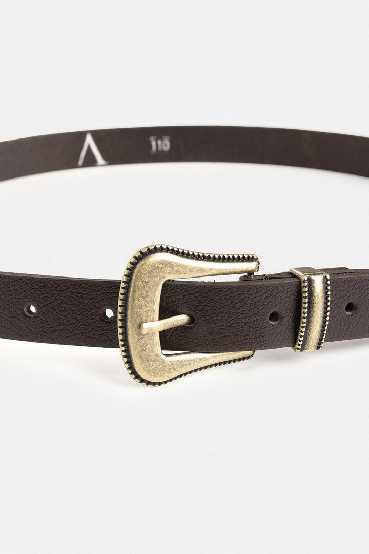 ANT Antioch Coffee Men's Leather Belt - Oak Creek