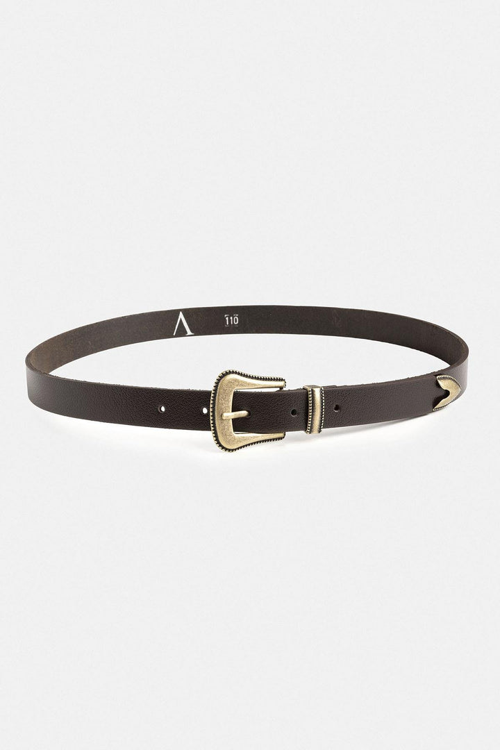 ANT Antioch Coffee Men's Leather Belt - Oak Creek
