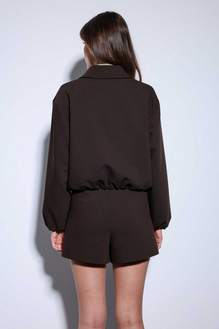 ANT Antioch Coffee Zip Bomber Women's Jacket - Winchester