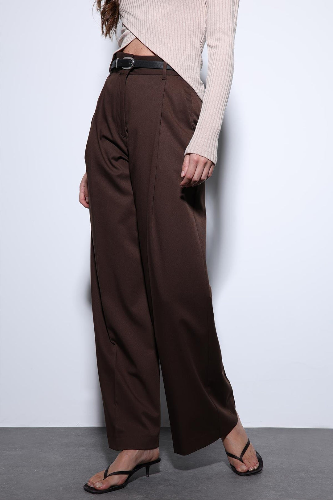 ANT Antioch Coffee Wide Leg Women's Pants - Sunrise Manor