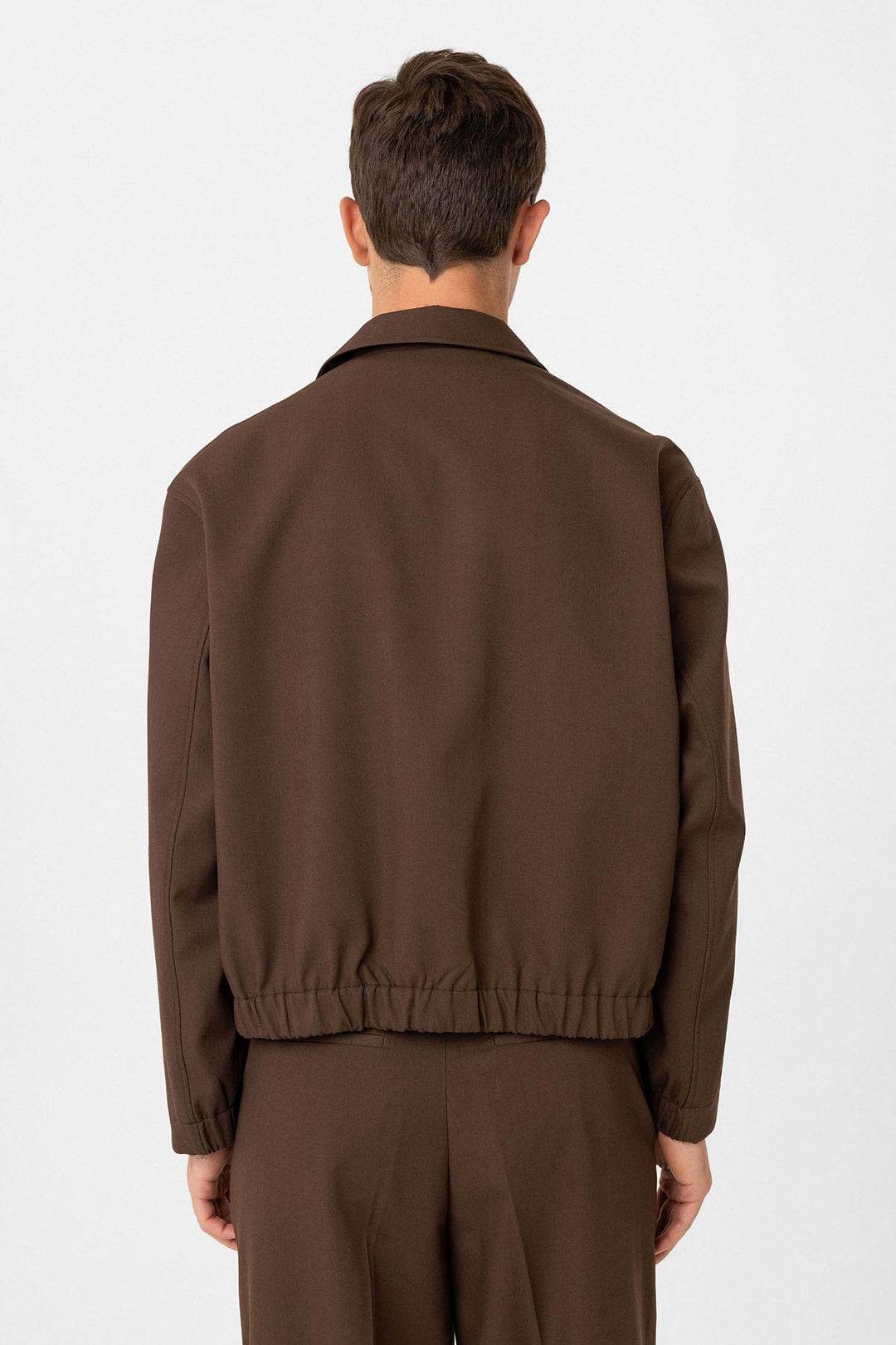 ANT Antioch Coffee Hidden Button Seasonal Relax Fit Men's Jacket - Bocholt