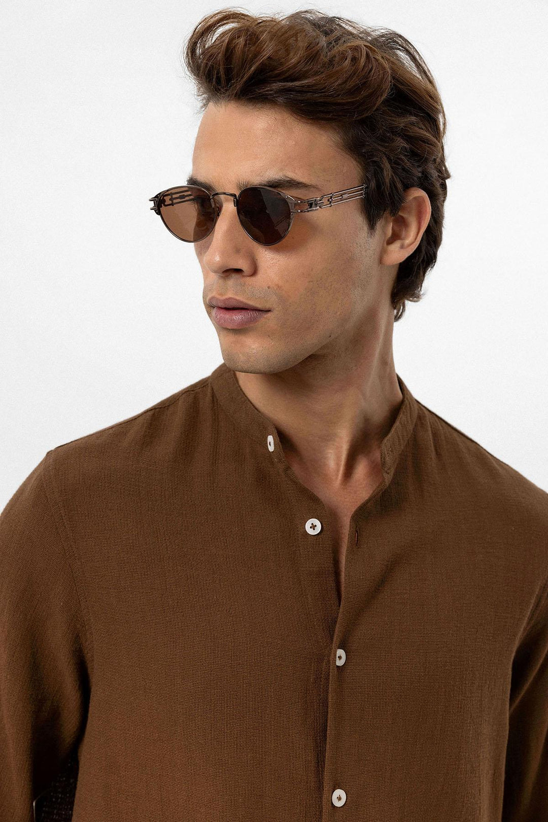 ANT Judge Collar Woven Men's Shirt - Purísima de Bustos