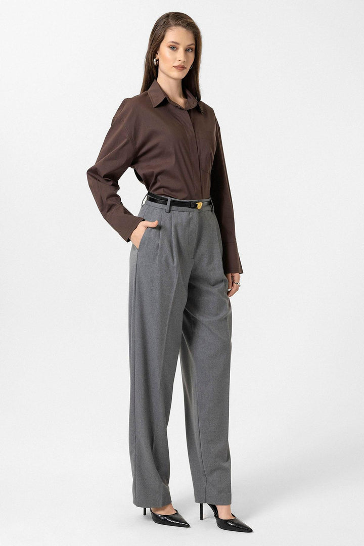 ANT Antioch Coffee Woman Basic Oversize Shirt - Ciudad Victoria