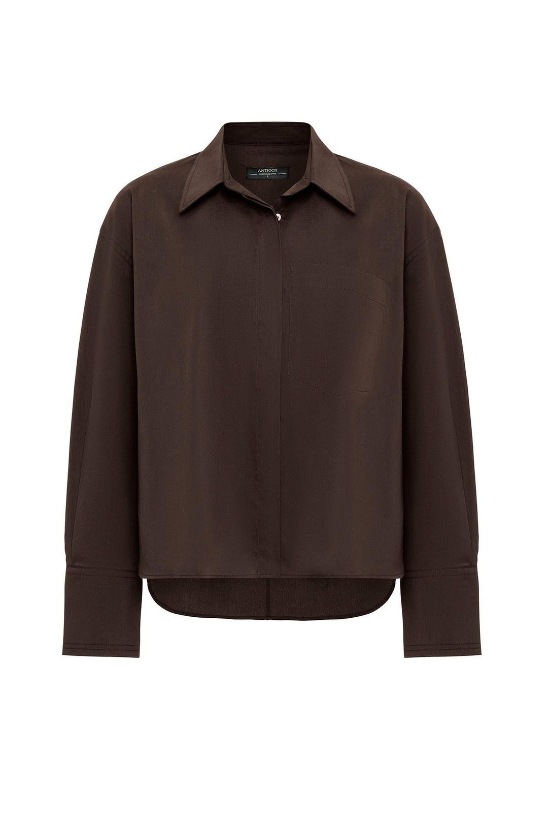 ANT Antioch Coffee Woman Basic Oversize Shirt - Ciudad Victoria