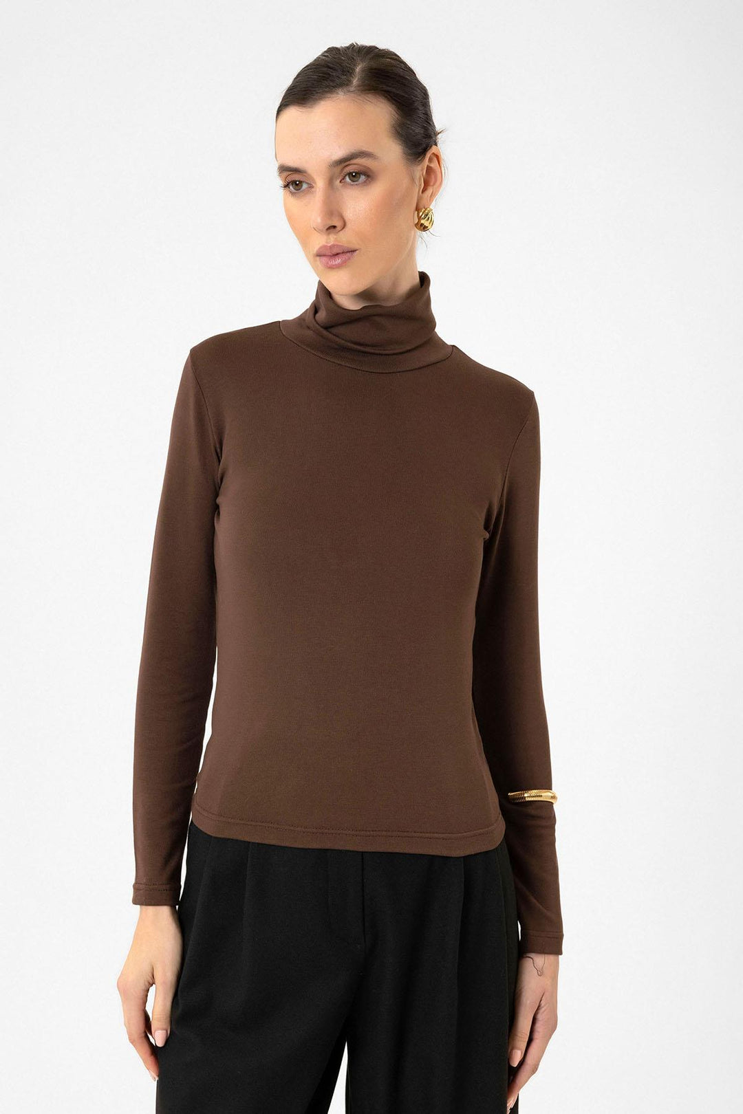 ANT Antioch Coffee Woman Turtleneck Sweater - Tempe