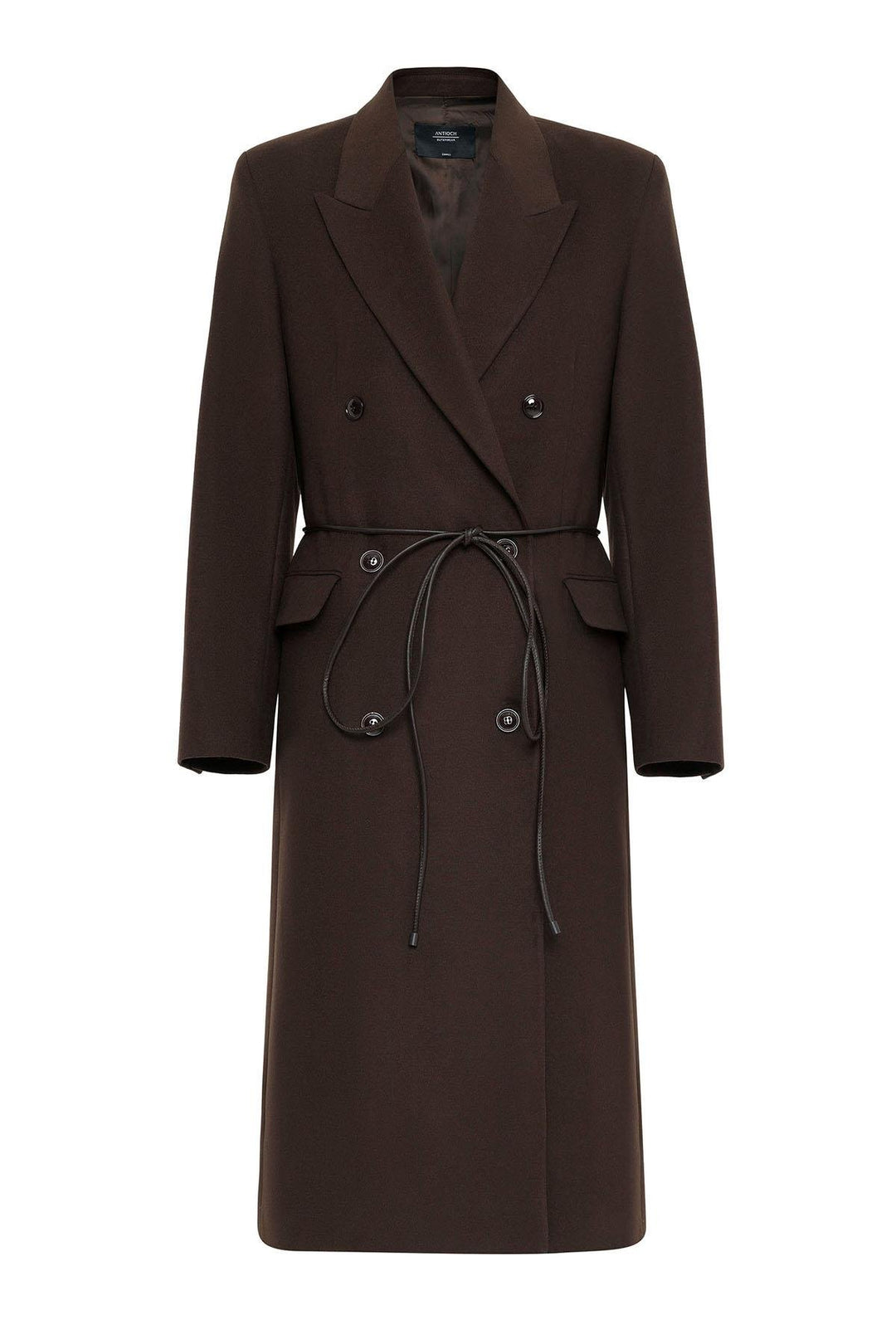 ANT Antioch Coffee Women's Belted Wrap Coat - Odessa