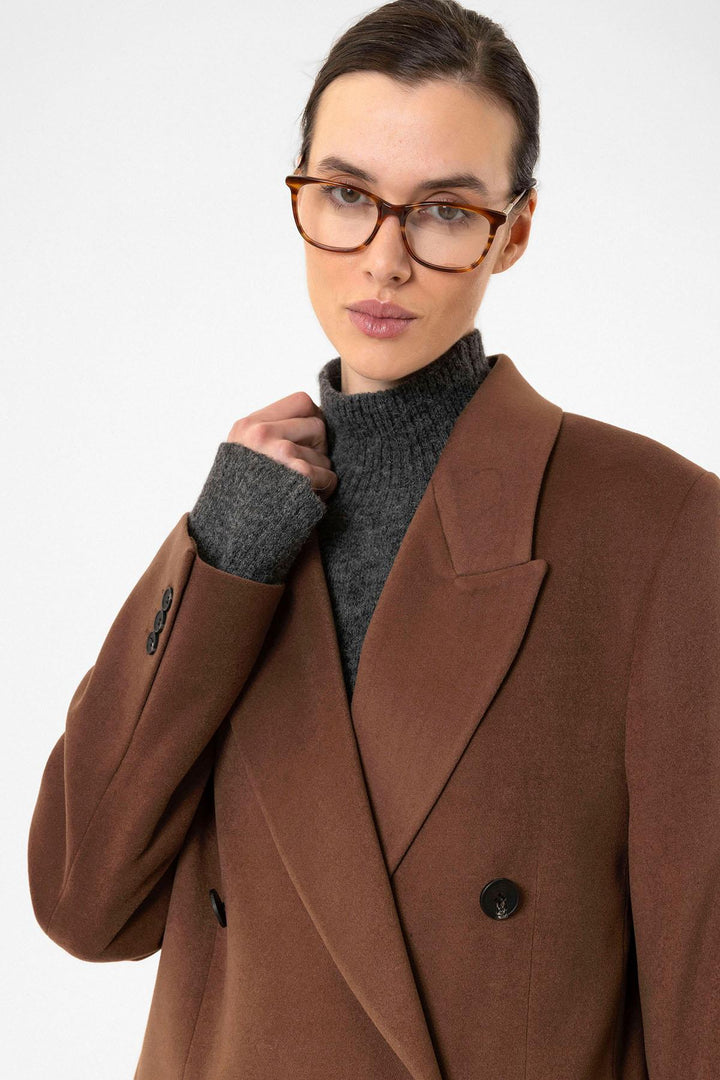 ANT Antioch Coffee Women's Wrap Long Coat - Union