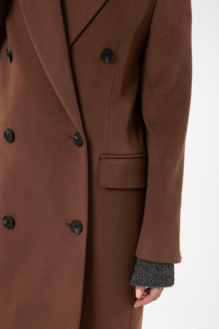 ANT Antioch Coffee Women's Wrap Long Coat - Union