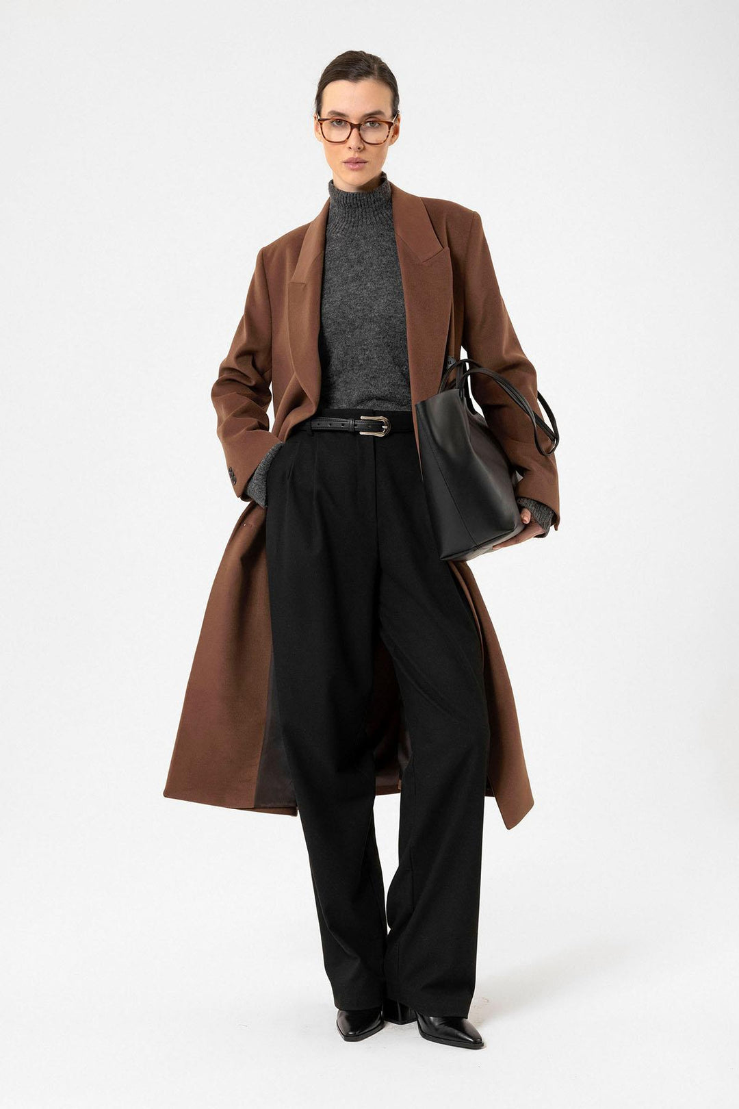 ANT Antioch Coffee Women's Wrap Long Coat - Union
