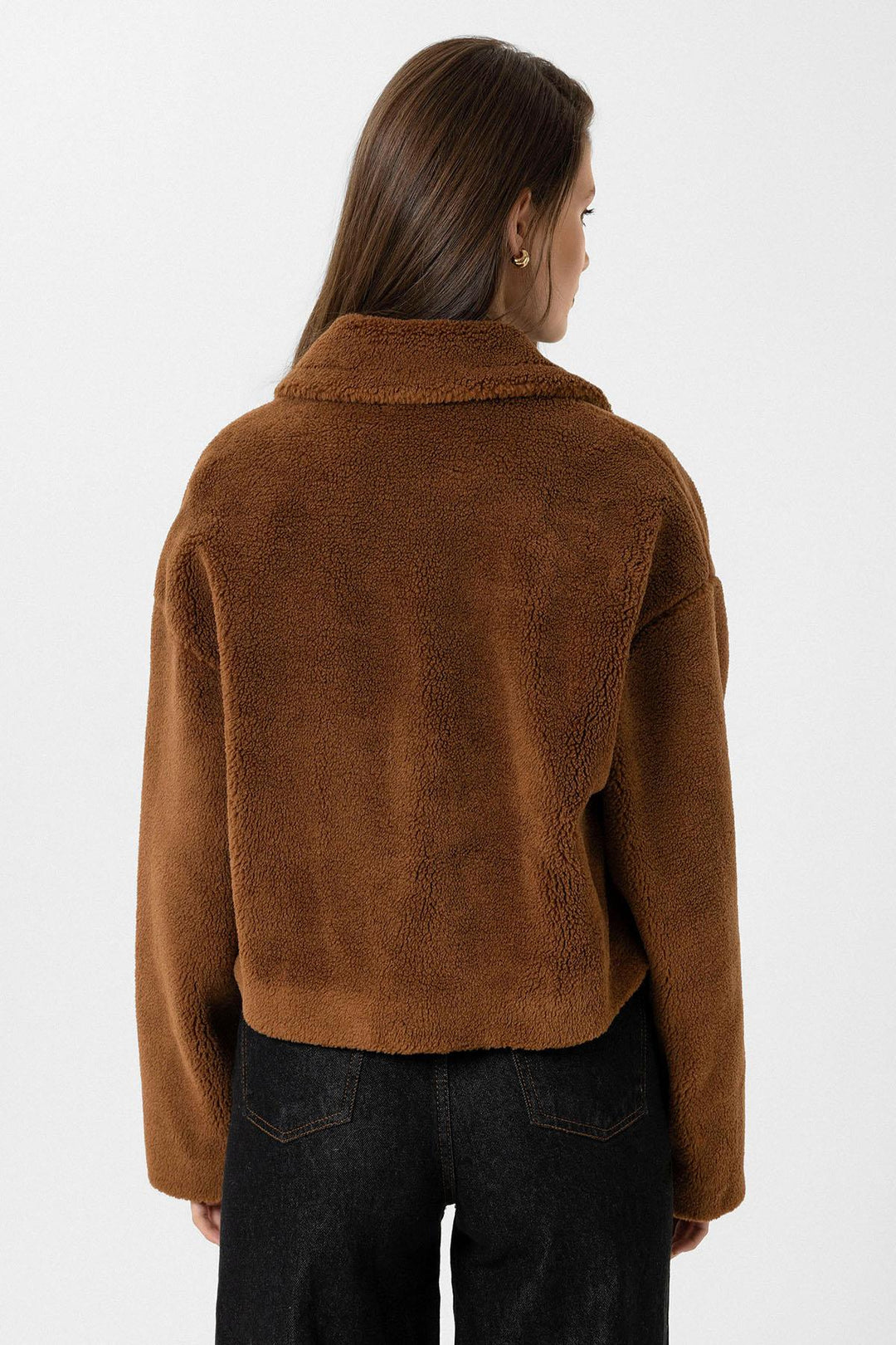 ANT Antioch Coffee Women's Soft Textured Coat - New Brunswick