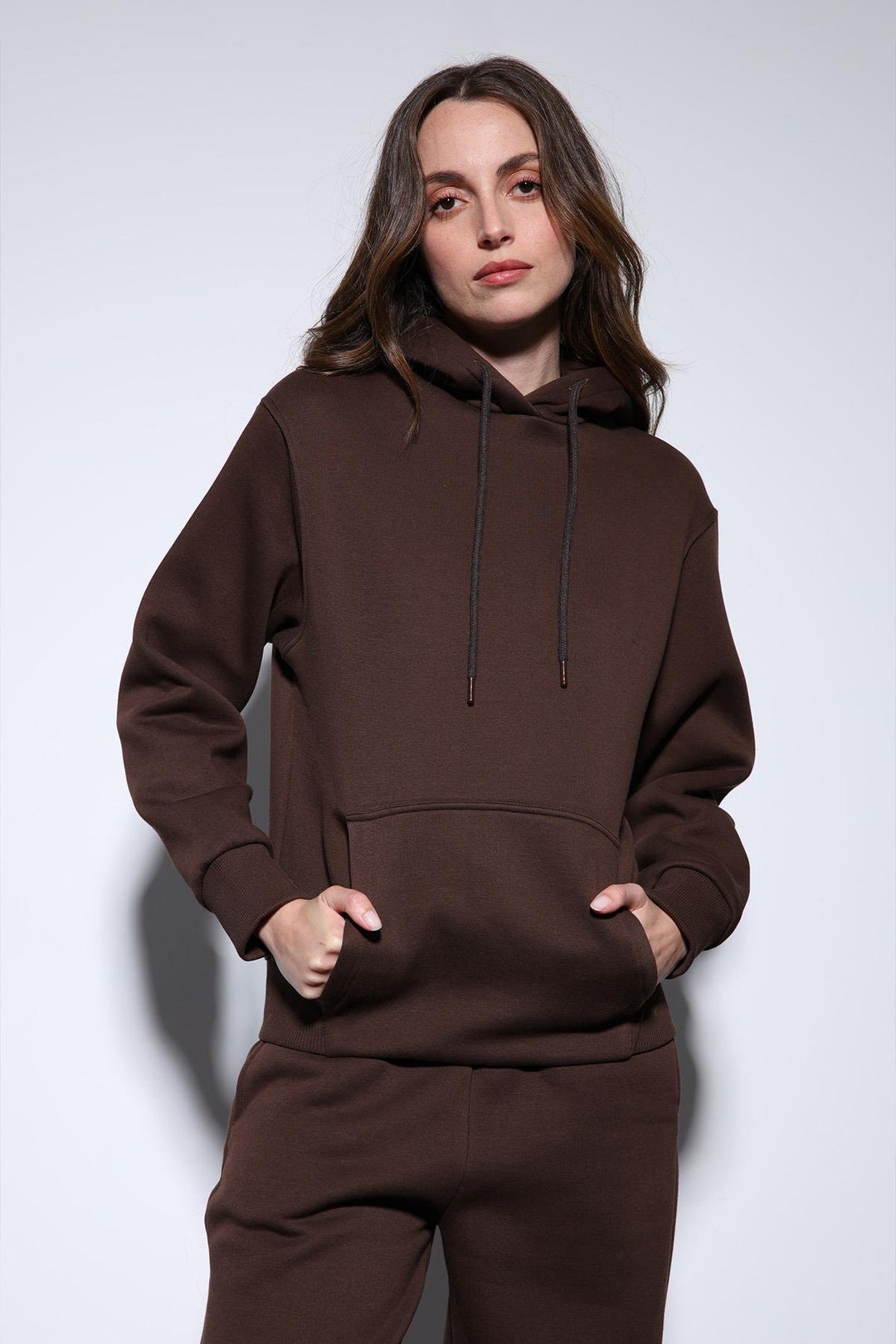ANT Antioch Coffee Hooded Basic Women's Sweatshirt - San José del Rincón Centro