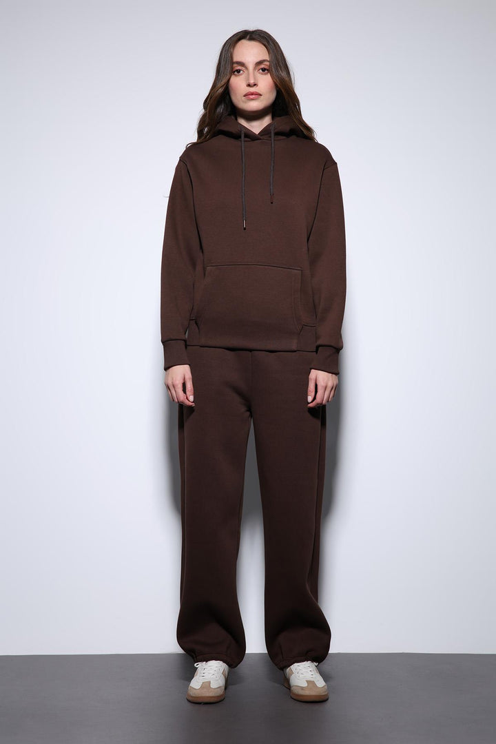 ANT Antioch Coffee Hooded Basic Women's Sweatshirt - San José del Rincón Centro