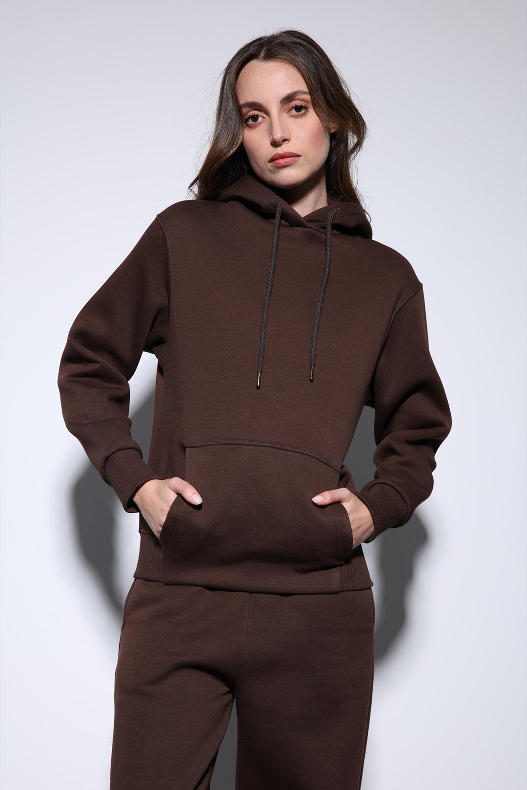 ANT Antioch Coffee Hooded Basic Women's Sweatshirt - San José del Rincón Centro