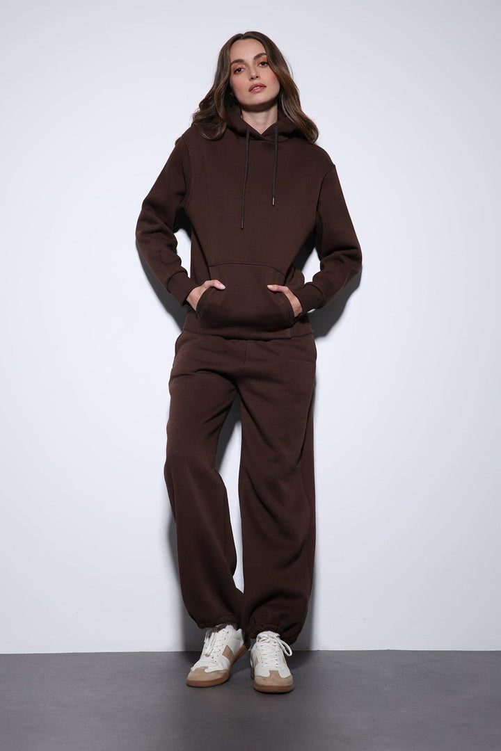 ANT Antioch Coffee Hooded Basic Women's Sweatshirt - San José del Rincón Centro