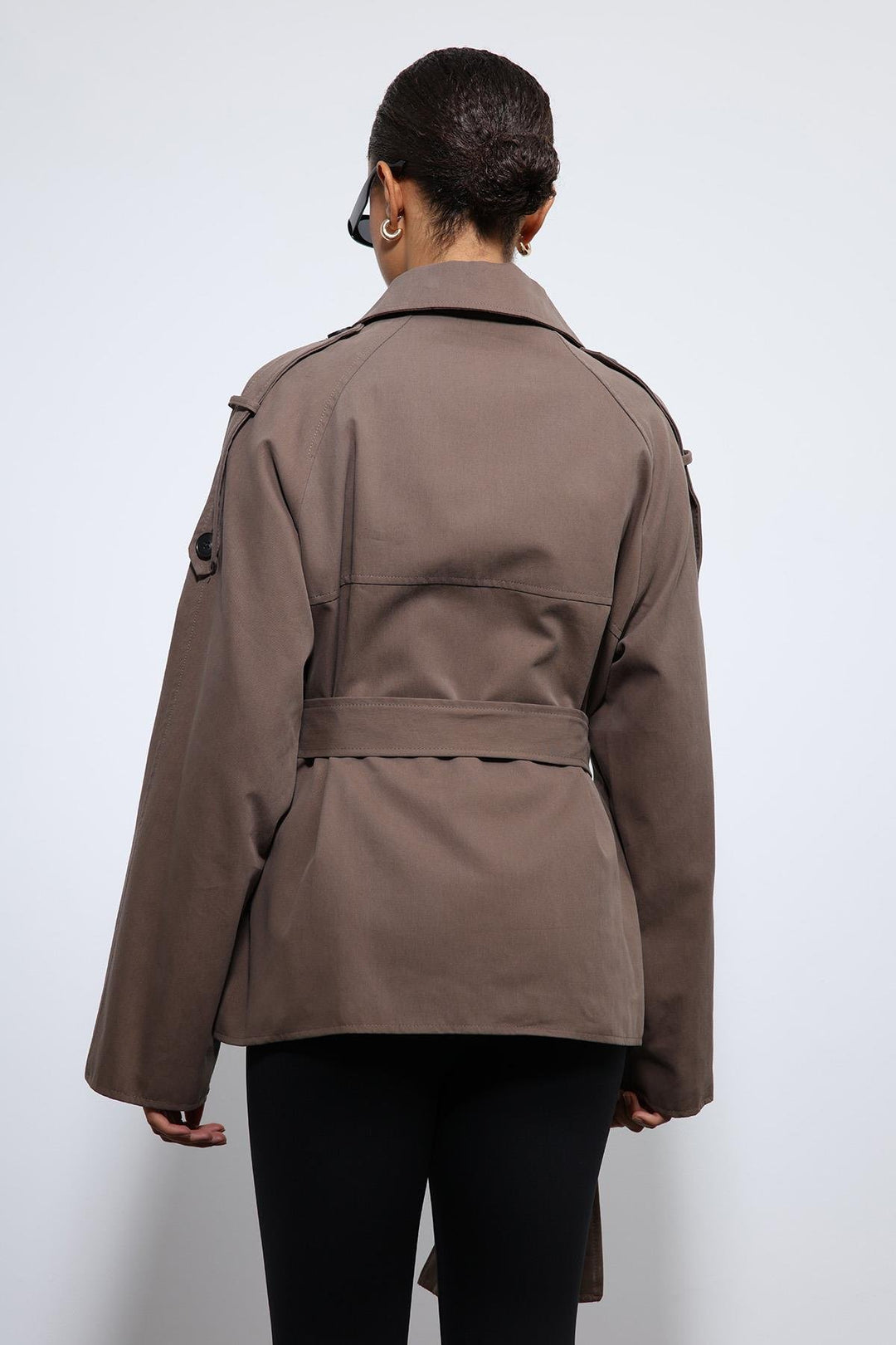 ANT Antioch Kahve Kemerli Kısa Trençkot - Roquetas de Mar