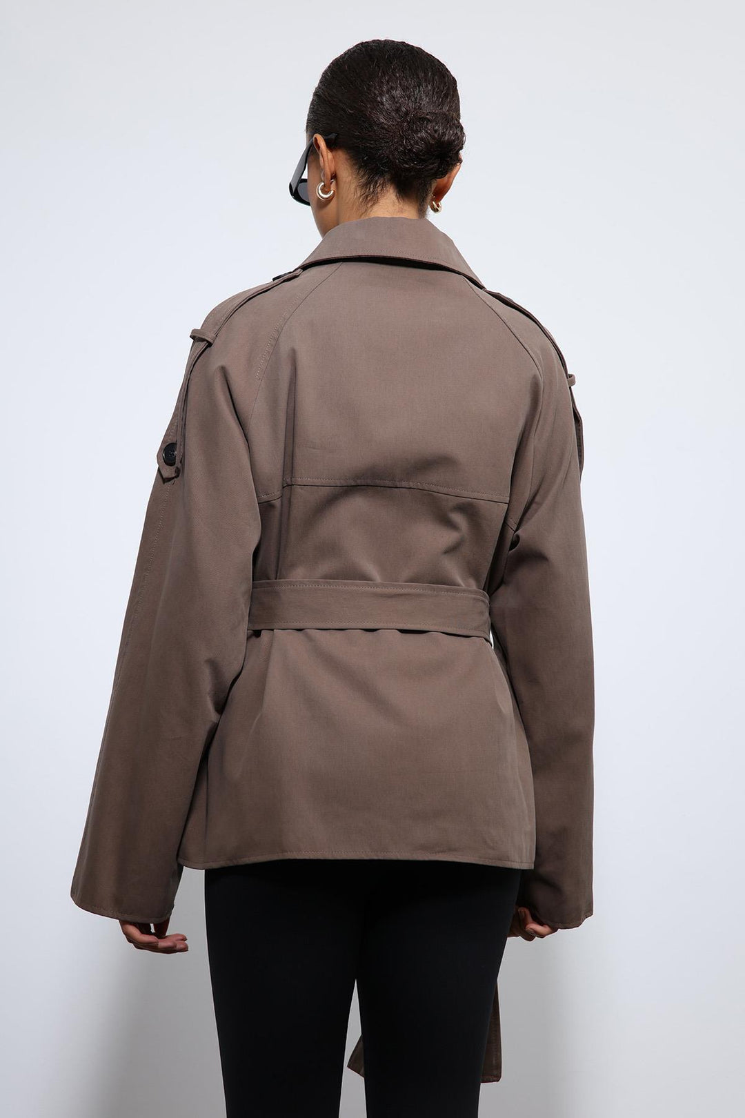 ANT Antioch Kahve Kemerli Kısa Trençkot - Roquetas de Mar